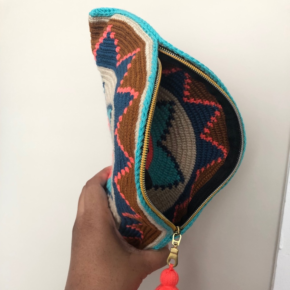 Makeup bags - Handmade bags- half moon clutch bags/💄💋 - Picture 6 of 7